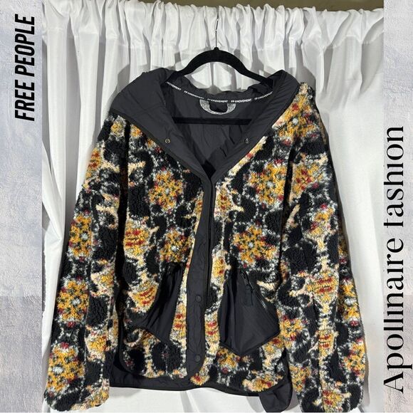 FP MOVEMENT ELEVATION JACQUARD FLEECE REVERSIBLE JACKET BLACK COMBO - Picture 6 of 6